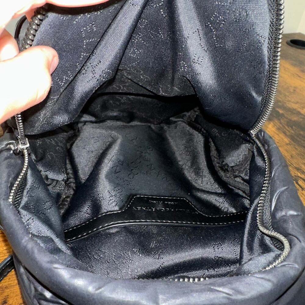 Stella McCartney Black Padded Star Mini Backpack Chain Detail Italy - Picture 3 of 16